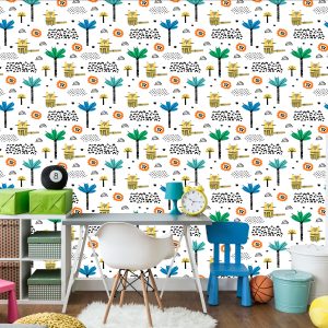 Papier Peint Pour Les Garçons, Les Animaux, Les Chats, Les Arbres, Le Soleil – Image 4