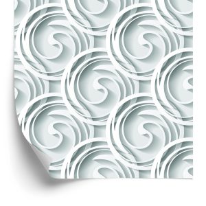 Papier Peint Motif Géométrique 3D Abstrait – Image 2