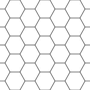 Papier Peint Motif Géométrique - Hexagone – Image 1