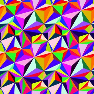 Papier Peint Motifs Géométriques Colorés – Image 1