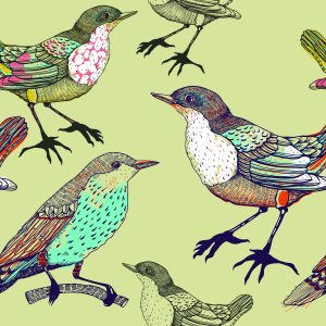 Papier Peint Oiseaux Colorés – Image 1