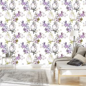 Papier Peint Oiseaux Sur Les Branches – Image 3