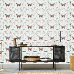 Papier Peint Papillons, Fleurs, Plantes, Nature – Image 5