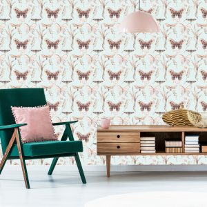 Papier Peint Papillons, Fleurs, Plantes, Nature – Image 6