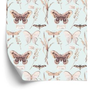 Papier Peint Papillons, Fleurs, Plantes, Nature – Image 2
