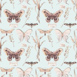 Papier Peint Papillons, Fleurs, Plantes, Nature – Image 1