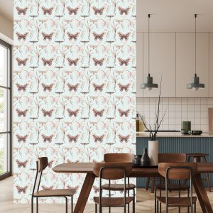 Papier Peint Papillons, Fleurs, Plantes, Nature – Image 4