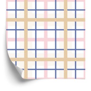 Papier Peint Chambre Géométrique Optique À Carreaux 3D – Image 2