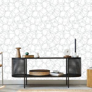 Papier Peint Géométrique - Effet 3D Minimalisme – Image 5