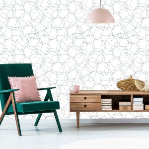 Papier Peint Géométrique - Effet 3D Minimalisme – Image 6
