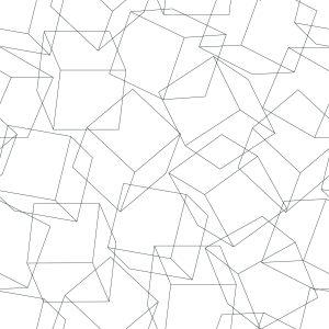 Papier Peint Géométrique - Effet 3D Minimalisme – Image 1