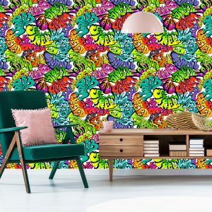 Papier Peint Graffiti Multicolore – Image 6