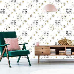 Papier Peint Pour Les Enfants - Belles Étoiles – Image 6