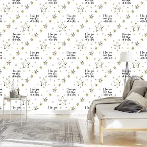 Papier Peint Pour Les Enfants - Belles Étoiles – Image 3