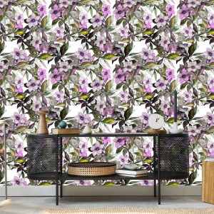 Papier Peint Fleurs Aquarelles – Image 5