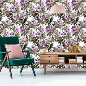 Papier Peint Fleurs Aquarelles – Image 6