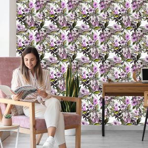 Papier Peint Fleurs Aquarelles – Image 7