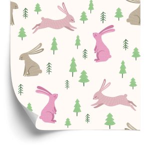 Papier Peint Pour Les Enfants - Beaux Lièvres – Image 2