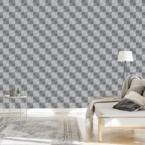 Papier Peint Treillis Abstrait Gris – Image 3