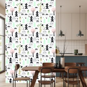 Papier Peint Arbres Nature Nuages ​​Chambre D'enfant – Image 4