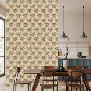 Papier Peint Motifs 3D En Bois – Image 4