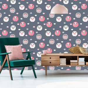Papier Peint Doux Mouton – Image 6