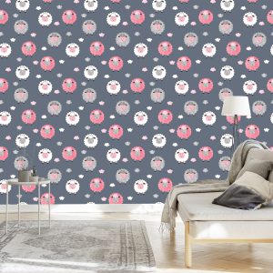 Papier Peint Doux Mouton – Image 3