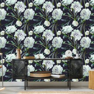 Papier Peint Pivoines Aquarelles – Image 5