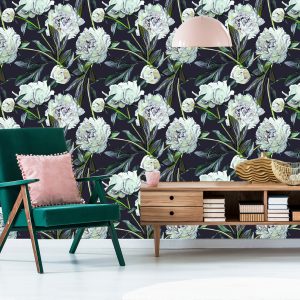 Papier Peint Pivoines Aquarelles – Image 6