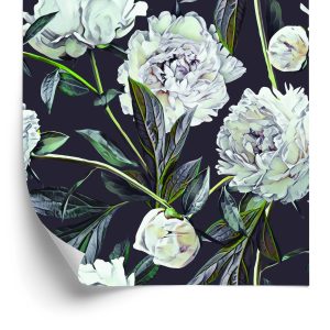 Papier Peint Pivoines Aquarelles – Image 2