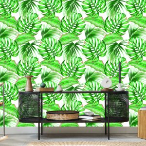 Papier Peint Feuilles Exotiques Colorées – Image 5