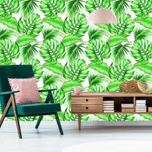 Papier Peint Feuilles Exotiques Colorées – Image 6