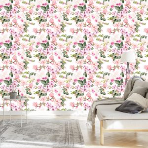 Papier Peint Orchidée Orchidée Fleurs Nature Pour Salon – Image 3