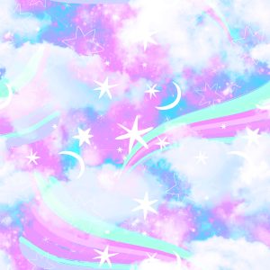 Papier Peint Ciel Coloré Avec Des Nuages – Image 1