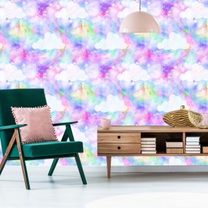 Papier Peint Nuages ​​Avec Arc-En-Ciel – Image 6