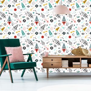 Papier Peint Chambre D'enfant Cosmos Planet Star – Image 6