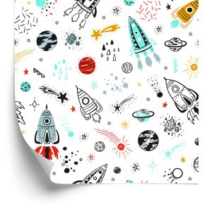 Papier Peint Chambre D'enfant Cosmos Planet Star – Image 2