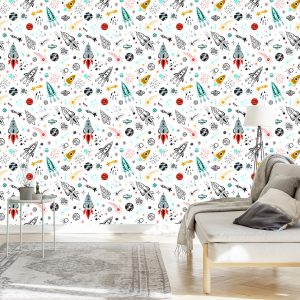 Papier Peint Chambre D'enfant Cosmos Planet Star – Image 3