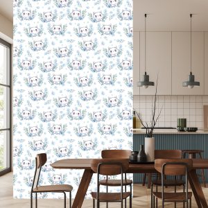 Papier Peint Pour Les Enfants - Petits Chatons Et Fleurs – Image 4