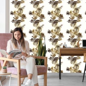 Papier Peint Feuilles De Palmier Aquarelle – Image 7