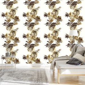 Papier Peint Feuilles De Palmier Aquarelle – Image 3