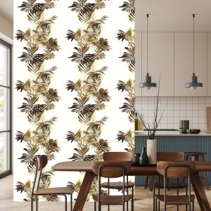 Papier Peint Feuilles De Palmier Aquarelle – Image 4