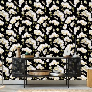 Papier Peint Orchidée Nature Nature Fleurs Pour Chambre – Image 5