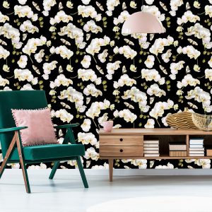 Papier Peint Orchidée Nature Nature Fleurs Pour Chambre – Image 6