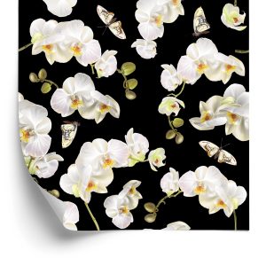 Papier Peint Orchidée Nature Nature Fleurs Pour Chambre – Image 2