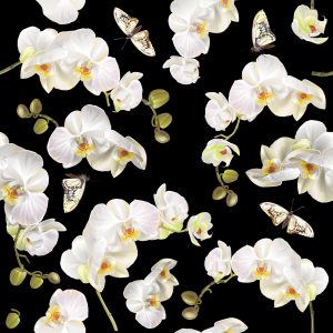 Papier Peint Orchidée Nature Nature Fleurs Pour Chambre – Image 1