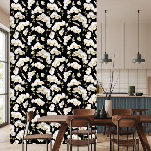 Papier Peint Orchidée Nature Nature Fleurs Pour Chambre – Image 4