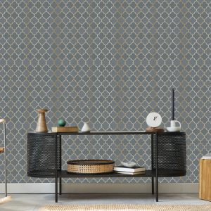 Papier Peint Imitation Carreaux De Mosaïque Pour Le Salon – Image 5