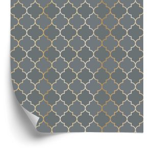 Papier Peint Imitation Carreaux De Mosaïque Pour Le Salon – Image 2