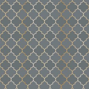 Papier Peint Imitation Carreaux De Mosaïque Pour Le Salon – Image 1